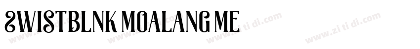 Swistblnk Moalang Me字体转换